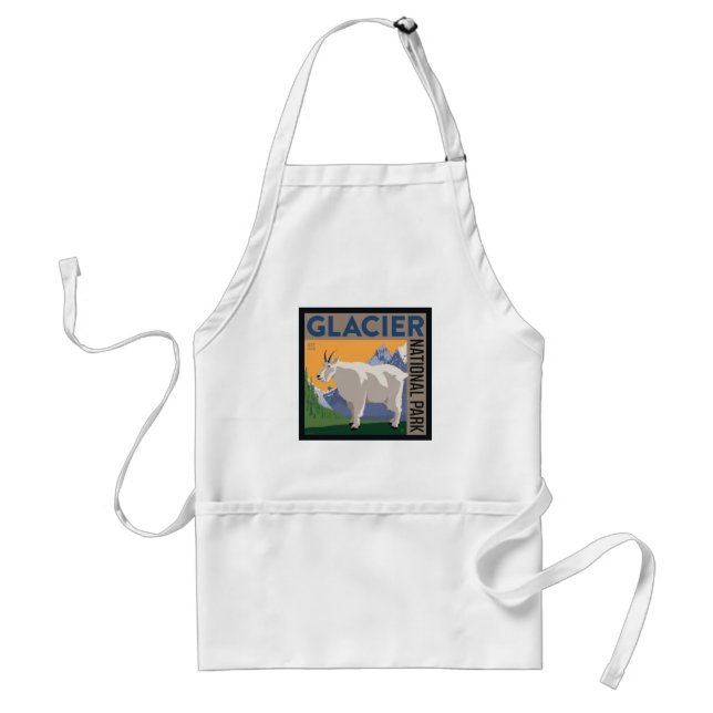 Glacier National Park | Goat Adult Apron (Front)