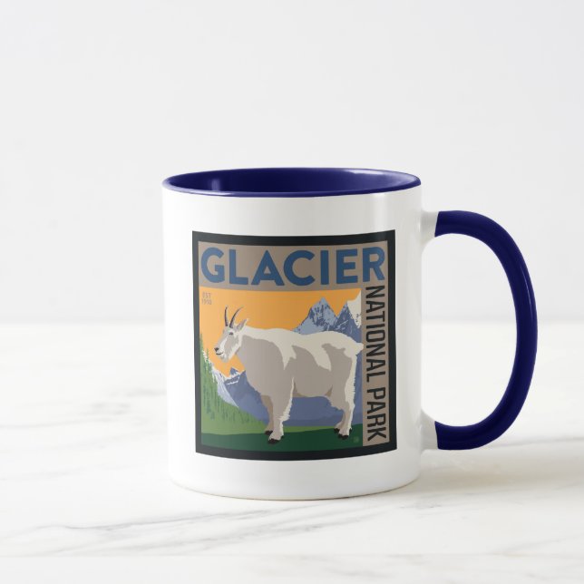 Glacier National Park | Goat Mug (Right)