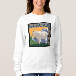 Glacier National Park Goat Sweatshirt