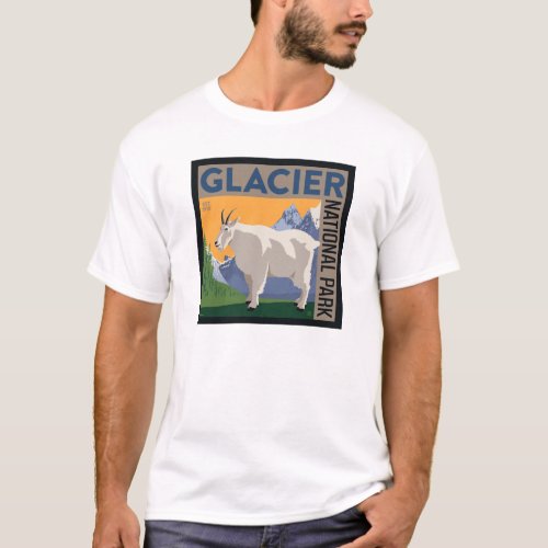 Glacier National Park  Goat T_Shirt