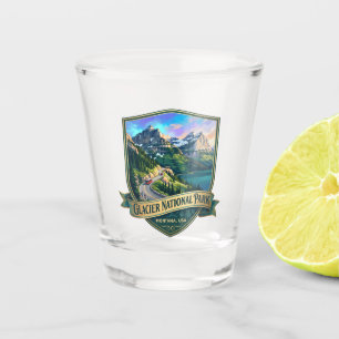 Glacier National Park Going-to-the-Sun Road Shot Glass