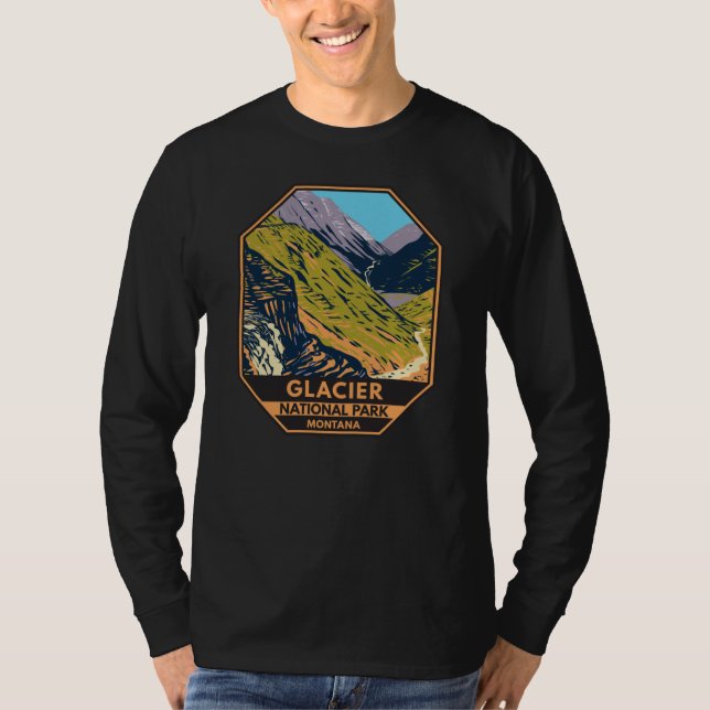 Glacier National Park Going to the Sun Road  T-Shirt (Front)