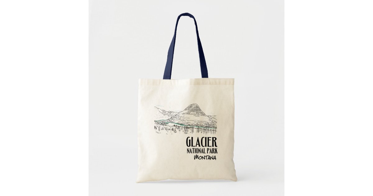 Glacier National Park Hidden Lake Montana Tote Bag | Zazzle