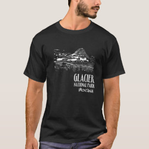 Glacier National Park Hidden Lake Overlook Montana T-Shirt