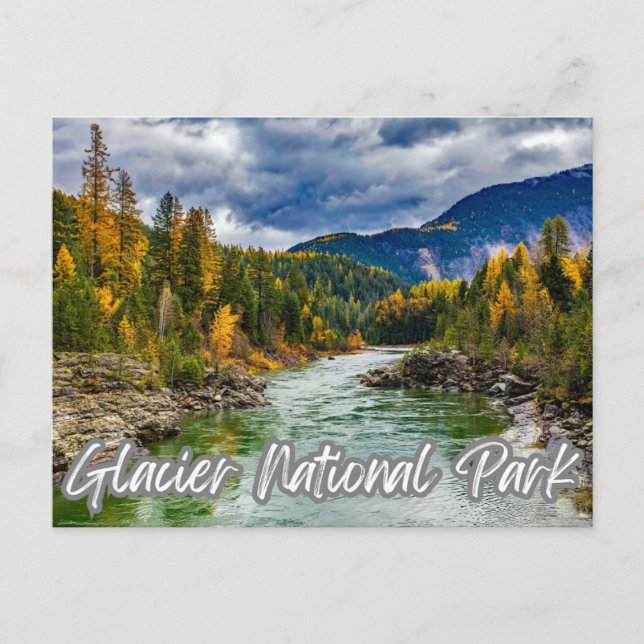 Glacier National Park Holiday Postcard (Front)