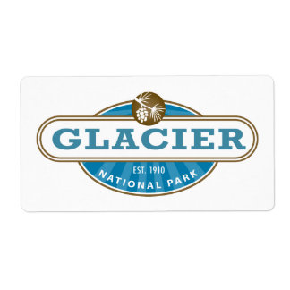 Glacier National Park Label