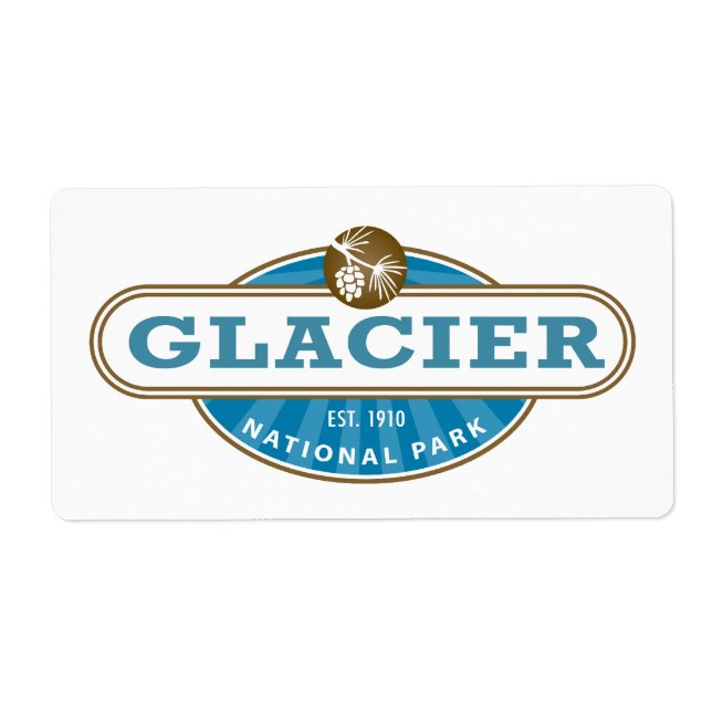 Glacier National Park Label (Front)