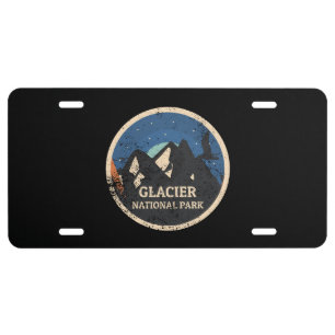 Glacier National Park License Plate