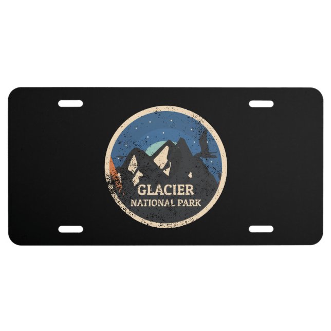 Glacier National Park License Plate (Front)