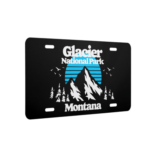 Glacier National Park License Plate (Right)