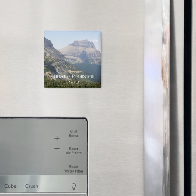 Glacier National Park Logan Pass Landscape Magnet (In Situ (Fridge))