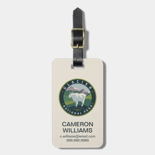 Glacier National Park Luggage Tag