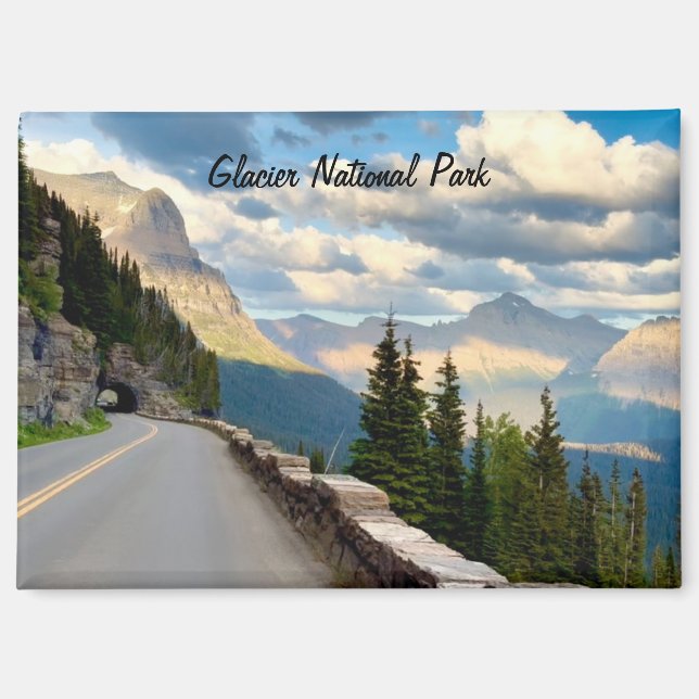 Glacier National Park Magnet (Front)