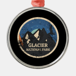 Glacier National Park Metal Ornament