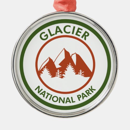 Glacier National Park Metal Ornament