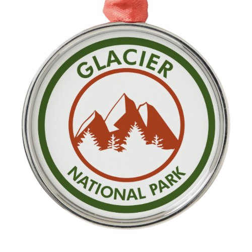 Glacier National Park Metal Ornament