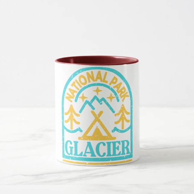 Glacier National Park Monoline Mug (Center)