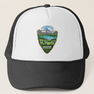 Glacier National Park Montana Arrowhead Trucker Hat