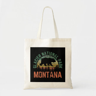 Glacier National Park Montana Bear Nature Outdoors Tote Bag