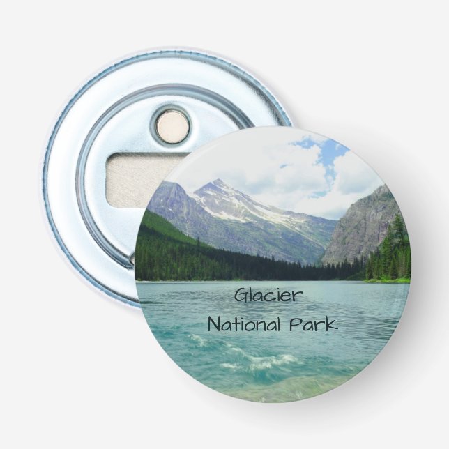 Glacier National Park Montana Bottle Opener (Front)