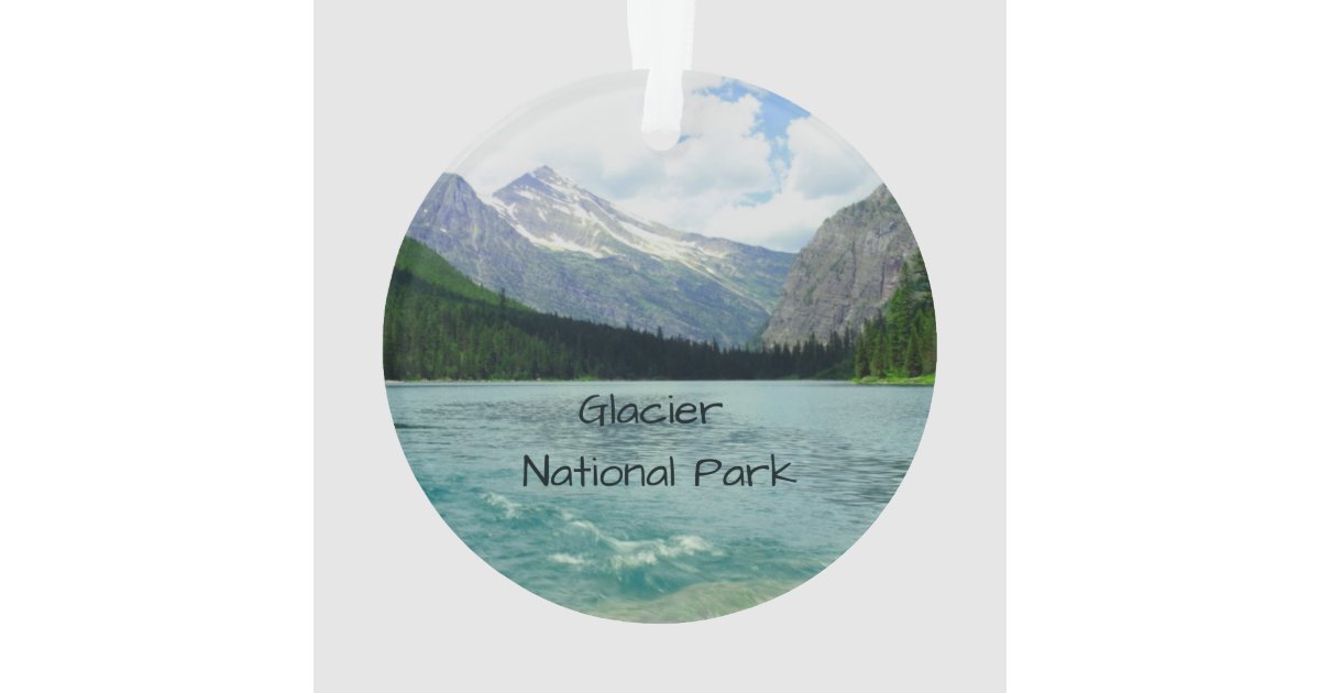 Glacier National Park Montana Ornament | Zazzle