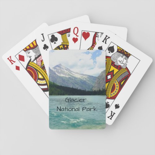 Glacier National Park Montana Playing Cards
