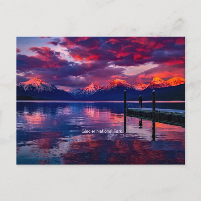 Glacier National Park, Montana Postcard (Front)