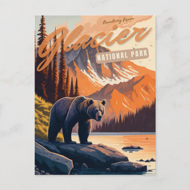 Glacier National Park, Montana Postcard | Zazzle