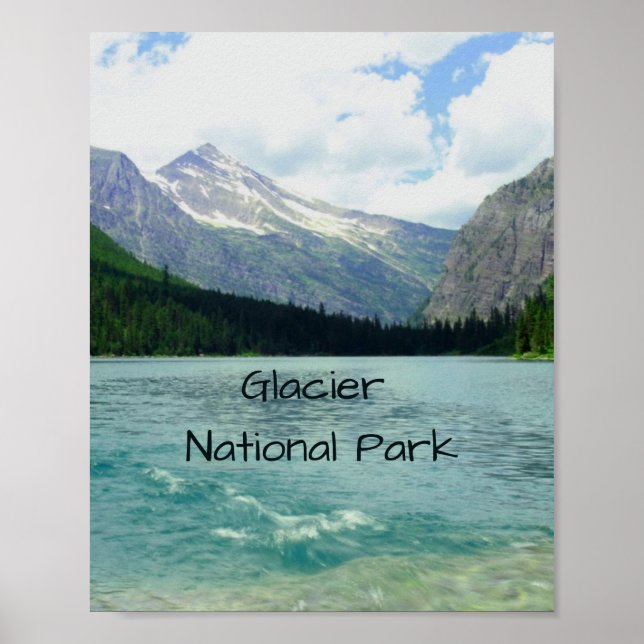 Glacier National Park Montana Poster (Front)