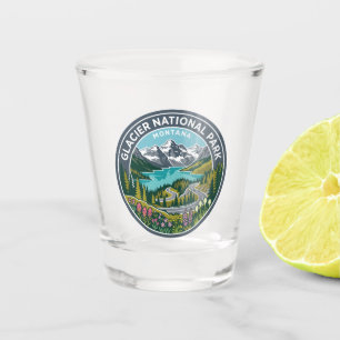 Glacier National Park Montana Shot Glass