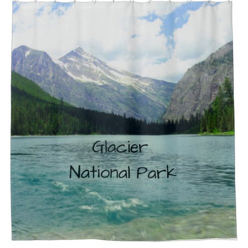 Glacier National Park Montana Shower Curtain