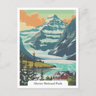 Glacier National Park, Montana USA Postcard