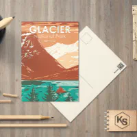 Vintage Postcards from Glacier National Park