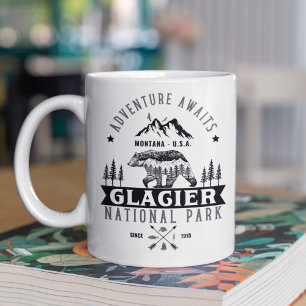 Glacier National Park Montana Woodland View Coffee Mug