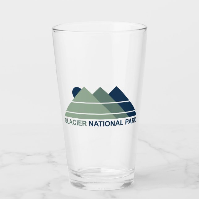 Glacier National Park Mountain Sun Glass (Front)