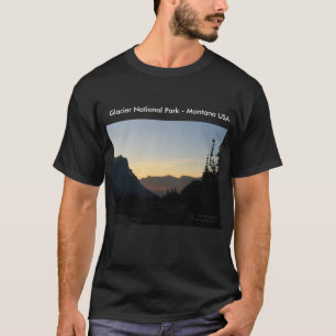 Glacier National Park - Mountain Sunrise T-Shirt