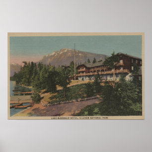 Glacier National Park, MT - Lake McDonald Poster