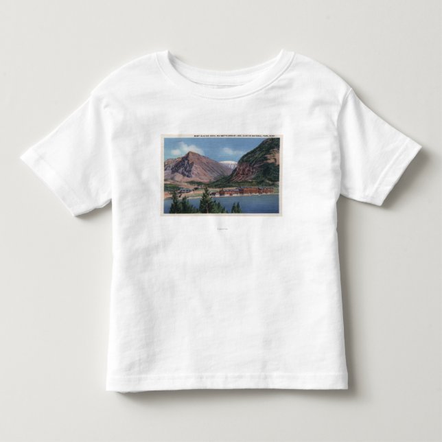 Glacier National Park, MT - Many Glacier Hotel 2 Toddler T-shirt (Front)