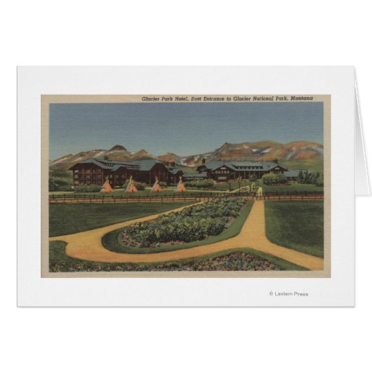 Glacier National Park, MT - Park Hotel East (Front Horizontal)