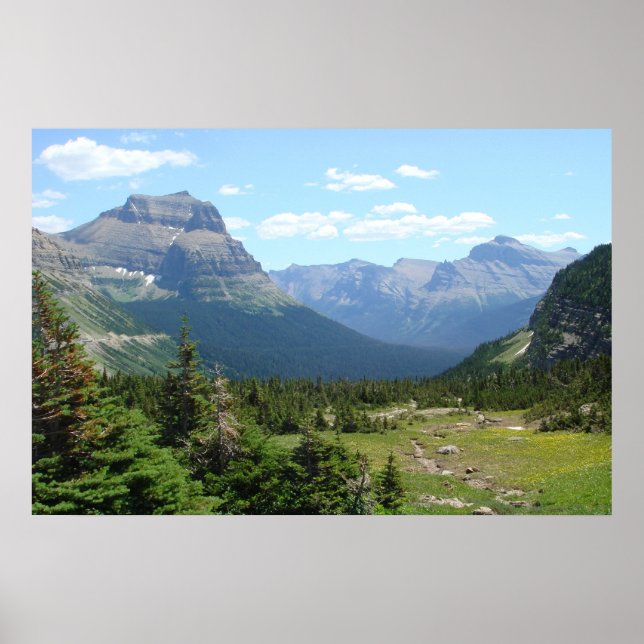 Glacier National Park Northwest Montana Poster (Front)