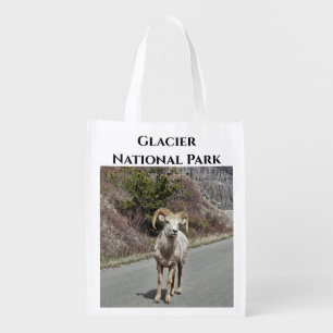 Glacier National Park Photograph Grocery Bag