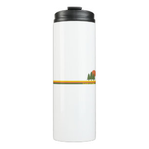 Glacier National Park Pine Trees Sun Thermal Tumbler