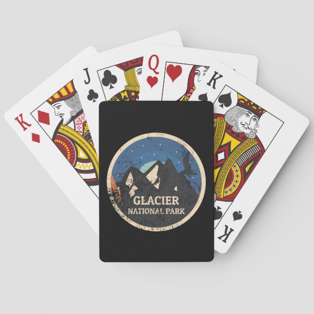 Glacier National Park Poker Cards (Back)