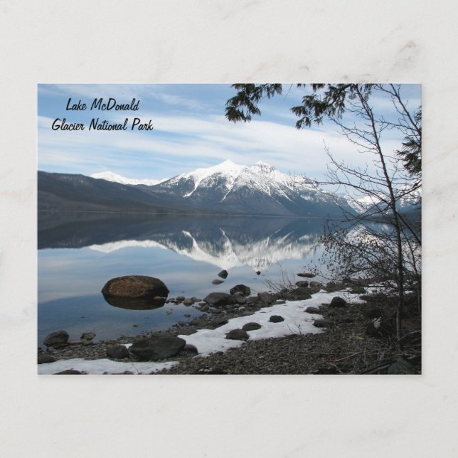 Glacier National Park Postcard (Front)