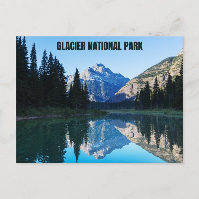 Glacier National Park Postcard (Front)