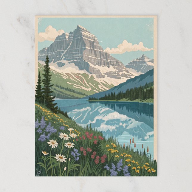 Glacier National Park Postcard (Creator Uploaded)