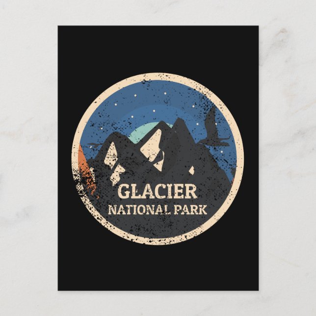 Glacier National Park Postcard (Front)