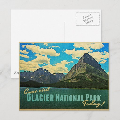 Glacier National Park Postcard | Zazzle