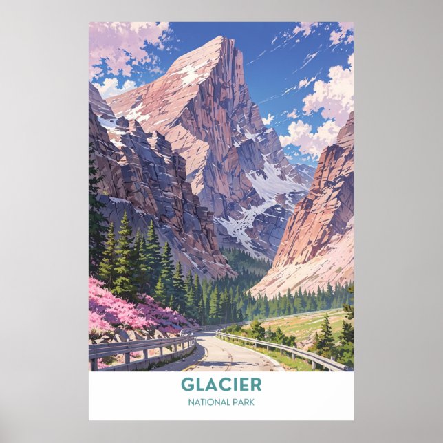 Glacier National Park Poster (Front)