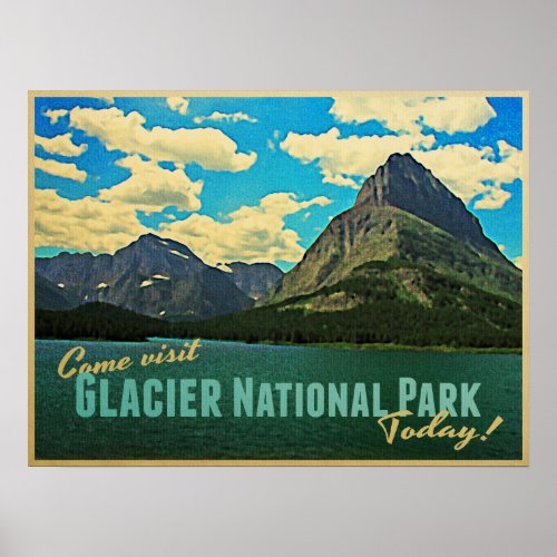 Glacier National Park Poster